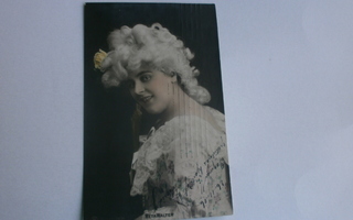 Reta Walter, laulaja ja komedienne, vanha värikortti, 1906