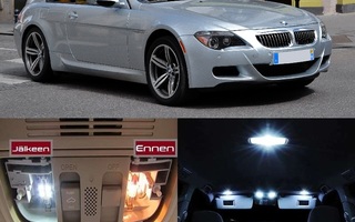 "BMW M6 (E63/E64) Sisätilan LED -muutossarja 6000K ; x15