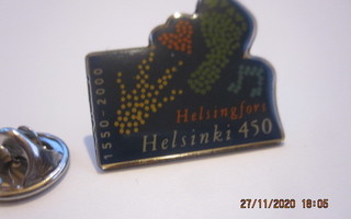 Helsinki 450 vuotta pinssi
