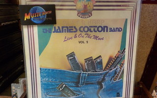 JAMES COTTON BAND - LIVE AND ON THE MOVE EX+/EX+ LP