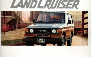 Toyota Land Cruiser -esite 80-luvun lopusta