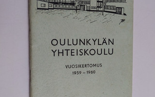 Oulunkylän yhteiskoulua vuosikertomus 1959-1960