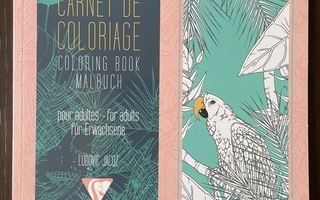 Clairefontaine coloring book, aikuisten  värityskirja UUSI