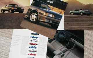 1992 Ford Mustang esite - KUIN UUSI - 10 sivua