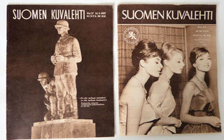 Suomen Kuvalehti N:o 37 1957 ja N:o 43 1959