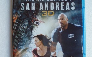 San Andreas 3D (Blu-ray, uusi)