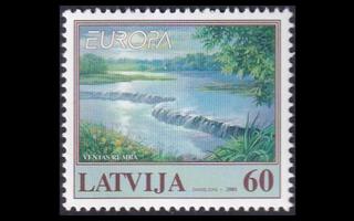 Latvia 544 ** Europa vesi (2001)