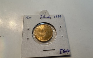 Kultaraha 20mk 1879