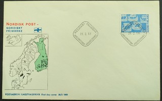 FDC 1969 Pohjola, LaPe 654