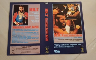 Mr T - maailman kovin kundi VHS kansipaperi / kansilehti