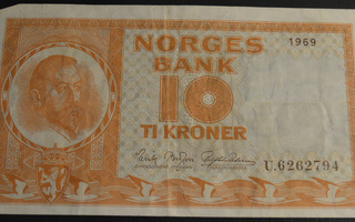 Norja 1969 10 Kroner