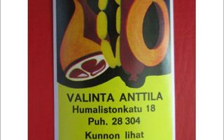 TT ETIKETTI - VALINTA ANTTILA  T-0340