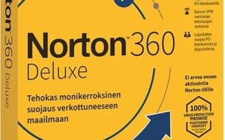 Norton 360 Deluxe 5 laitetta, 12kk + Norton Utilities