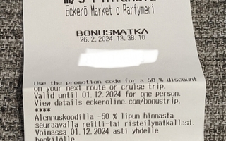 Eckerö line -50%