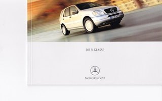 Mercedes-Benz M-sarja -esite, 2001