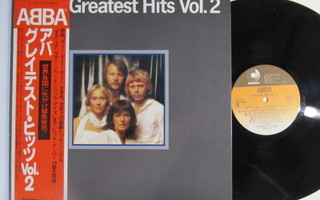 ABBA Greatest Hits Vol. 2 Japanilainen LP OBI GF