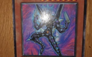 1996 Yu-Gi-Oh 1st Edition Evil Hero Malicious Edge card