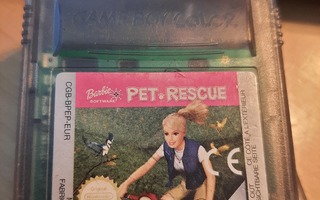 Gameboy Color Barbie Pet Rescue
