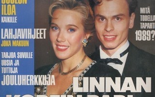 Me Naiset n:o 50 1989 Ringa & Juha & Linnan juhlat.Liisa & P