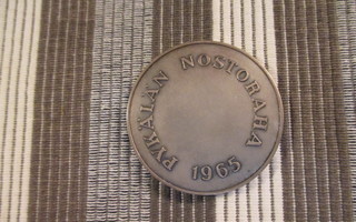 Pykälän Nostoraha 1965 mitali.
