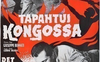 Elokuvajuliste: Tapahtui Kongossa