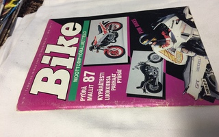 BIKE LEHTI 1/1987 MOOTTORIPYÖRÄLUETTELO HYVÄ