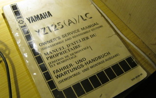 korjausopas Yamaha YZ125 1989
