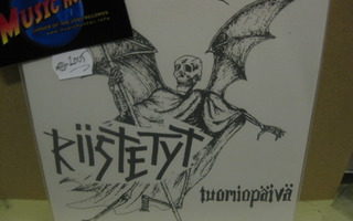 RIISTETYT - TUOMIOPÄIVÄ - UUSI - 2005 7" SINGLE