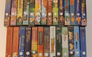 27 kpl Disney VHS