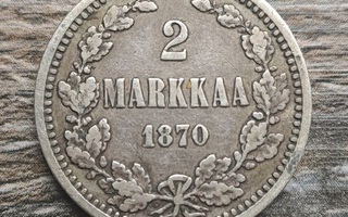 2 markkaa 1870!!