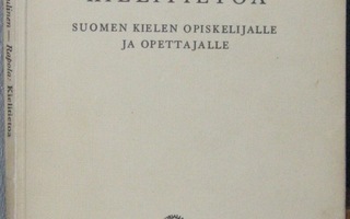 Lauri Hakulinen - Martti Rapola: Kielitietoa, SKS 1957. 1p.