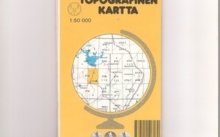 Topografinen kartta 1:50 000 Tanhua
