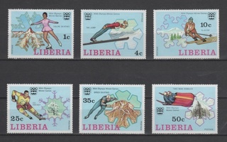 (S0467) LIBERIA 1976 (Winter Olympic Games, Innsbruck) MNH**