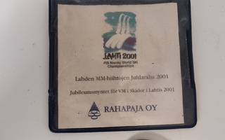 Lahti 2001 25mk ja 5e juhlaraha