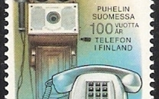 1977 Puhelin 100 vuotta Suomessa ** LaPe 820