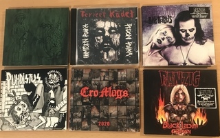 Uudenveroiset metal & punk cd:t 6e/kpl