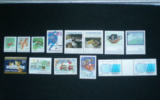 Postituore erä vuoden 1991 postimerkkejä **
