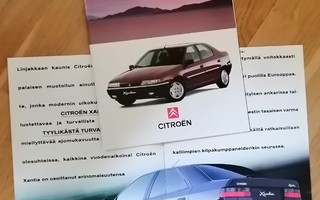 1994 Citroen Xantia esite - KUIN UUSI - 20 sivua - suom