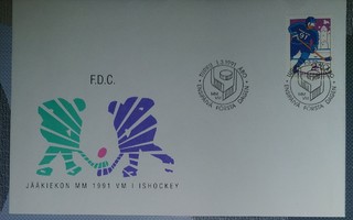 1991  Jääkiekon MM  FDC