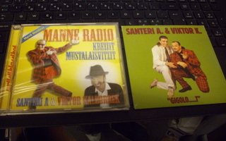 CD + CDS : Santeri A & Viktor Kalborrek MANNE RADIO + GIGOLO