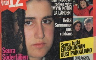 Seura n:o 15 1992 Tuija Peiponen & Hagos. Heikki & Helen.