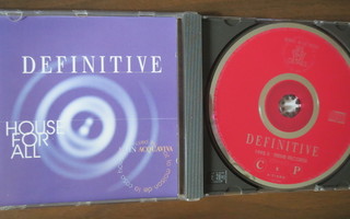 Definitive House For All CD