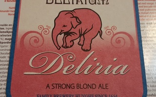 LASIN ALUNEN: Deliria, a strong blond ale, pinkki norsu