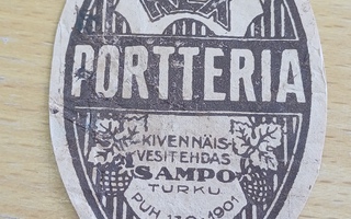 Rex Portteria Sampo Turku etiketti!