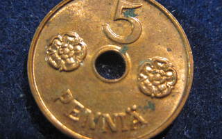 5 penniä 1942