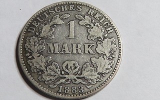 Saksa/Empire 1 mark 1883 J