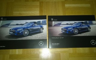 Esite Mercedes SL-sarja R231, 2017. 143 sivua. sis myös AMG