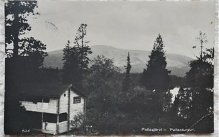 Pallasjärvi - Pallastunturi vanha kortti 1940