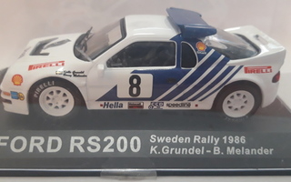 Grundel Ford RS200 1 43 1986 Ruotsi