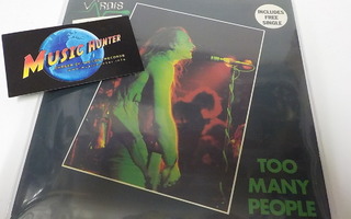 VARDIS - TOO MANY PEOPLE UK -80 PRESS EX+/EX+ 2 X 7"